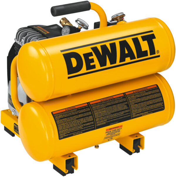 DEWALT 1.1 HP 14 Amp Continuous 4 gal. Electric Hand Carry Air Compressor