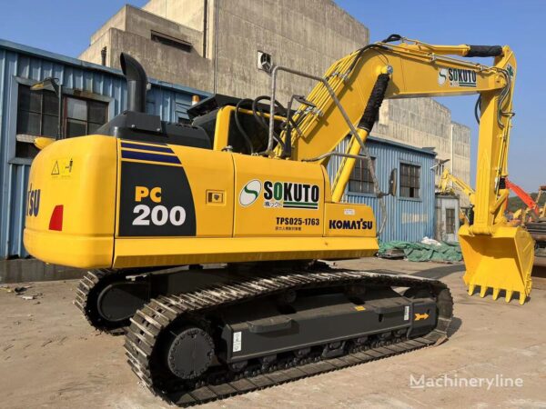 Komatsu PC200-8 tracked excavator